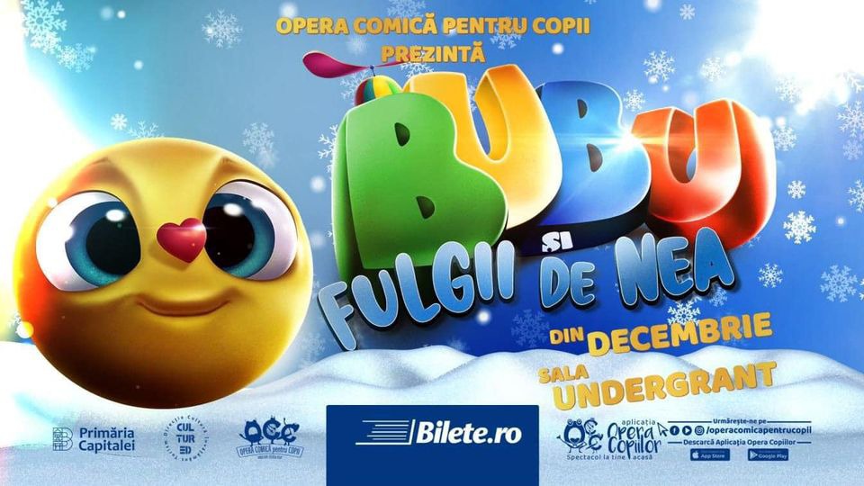 Bubu și fulgii de nea și Spărgătorul de nuci la Opera Comică pentru