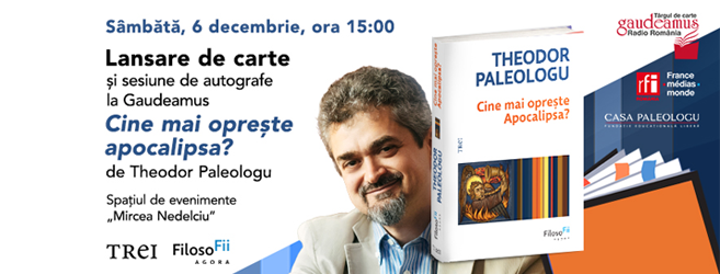 Evenimente Editura Trei la Gaudeamus 2025 Paleologu
