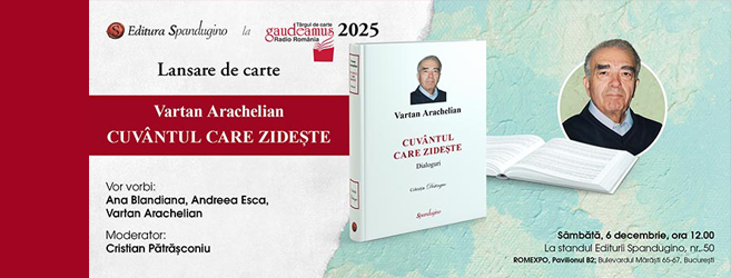 Evenimente Spandugino la Gaudeamus 2025 | Arachelian