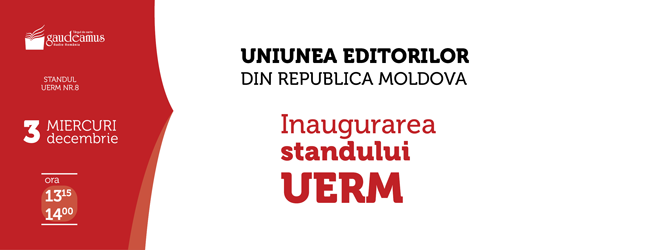 Evenimente Uniunea Editorilor - Republica Moldova la Gaudeamus 2025