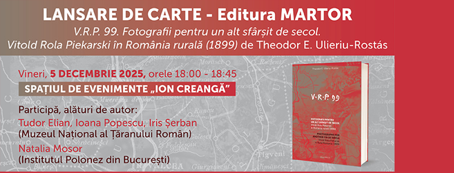 Evenimente Muzeul ranului Romn Editura Martor la Gaudeamus 2025