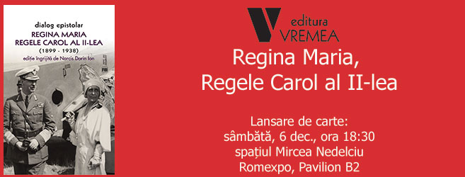 Evenimente Editura Vremea la Gaudeamus 2025 | Regina Maria