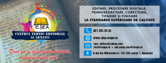 Evenimente Editura Centrului Tehnic-Editorial al Armatei  la Gaudeamus 2025