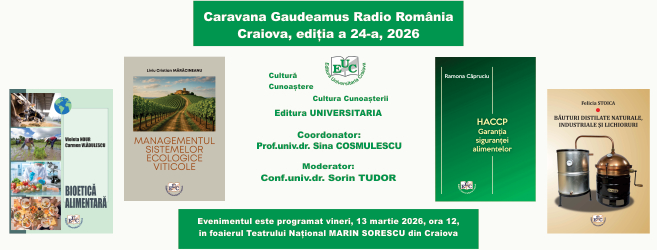 Eveniment Editura Universitaria la Gaudeamus Craiova 2026 - Facultatea de horticultura