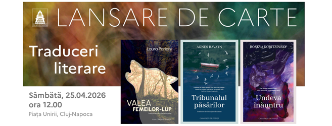  Eveniment Casa C�r�ii de �tiin�� la T�rgul de Carte Gaudeamus Cluj-Napoca 2026