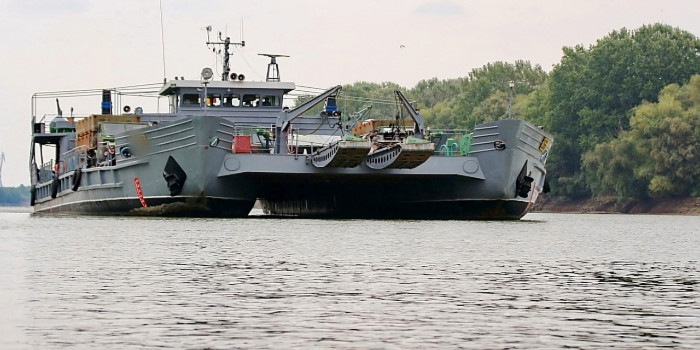 a-military-river-ship-has-been-operating-in-galati-since-saturday