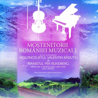 'Mo&#537;tenitorii Romniei muzicale': la Sala Radio, recital sus&#539;inut de violoncelistul Valentin Rdu&#539;iu &#537;i pianistul Per Rundberg