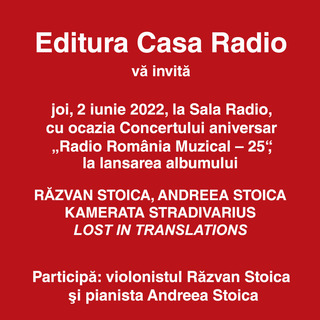 Lansri discografice i sesiuni de autografe la Editura Casa Radio: Rzvan Stoica&Andreea Stoica i Cadmiel Boac