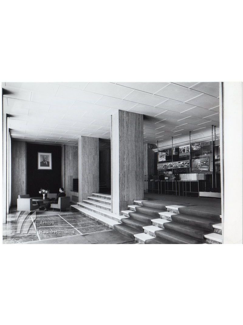 Holul de intrare n actualul sediu al Radiodifuziunii Romne (anii '60)
