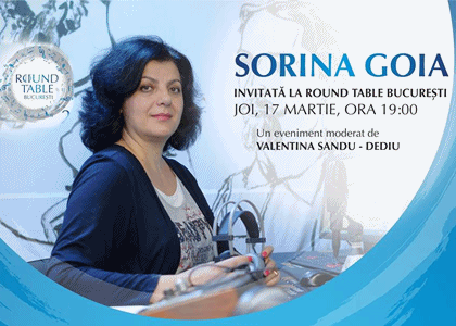 Round Table Bucureşti - Sorina în dialog Valentina Sandu-Dediu - Radio România