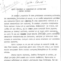 &#8221;Universitatea Radio&#8221;. Alexandru Vaida-Voievod - Mari prieteni ai Romniei n luptele pentru Unire (28 ian. 1934)