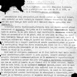 &#8221;Ora strjerilor&#8221;. Constantin I. Angelescu - Unirea Ardealului (28 nov. 1936)