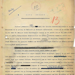 Alexandru Hodo&#537; - Ziua Unirii (24 ian. 1939)