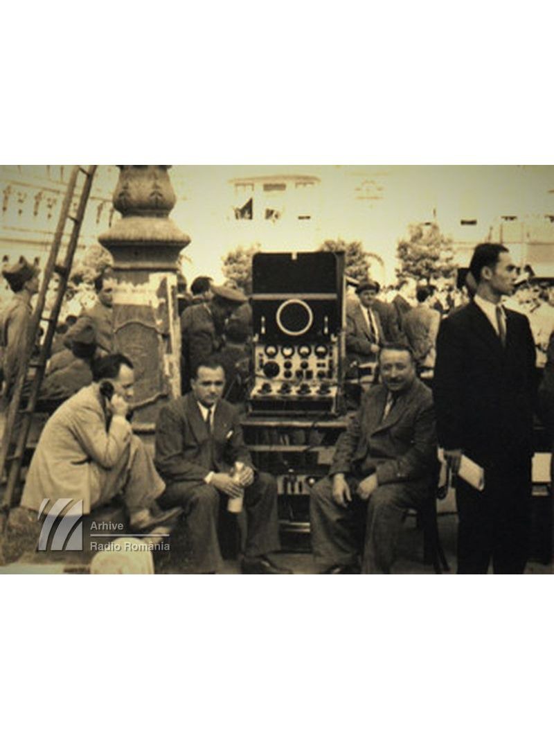 O transmisiune radio pe teren (1938)
