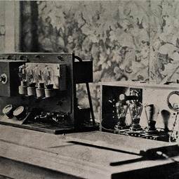 Amplificatorii microfonici ai postului provizoriu de emisie (1928)