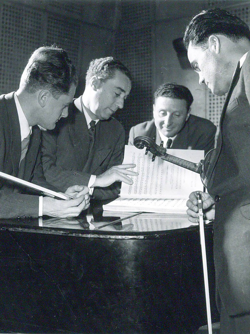 Festivalul Interna&#539;ional &#8221;George Enescu&#8221;, edi&#539;ia I, 1958. Recital Cvartetul Radio. George Enescu - Cvartetul de coarde op. 22, nr. 2 în Sol major