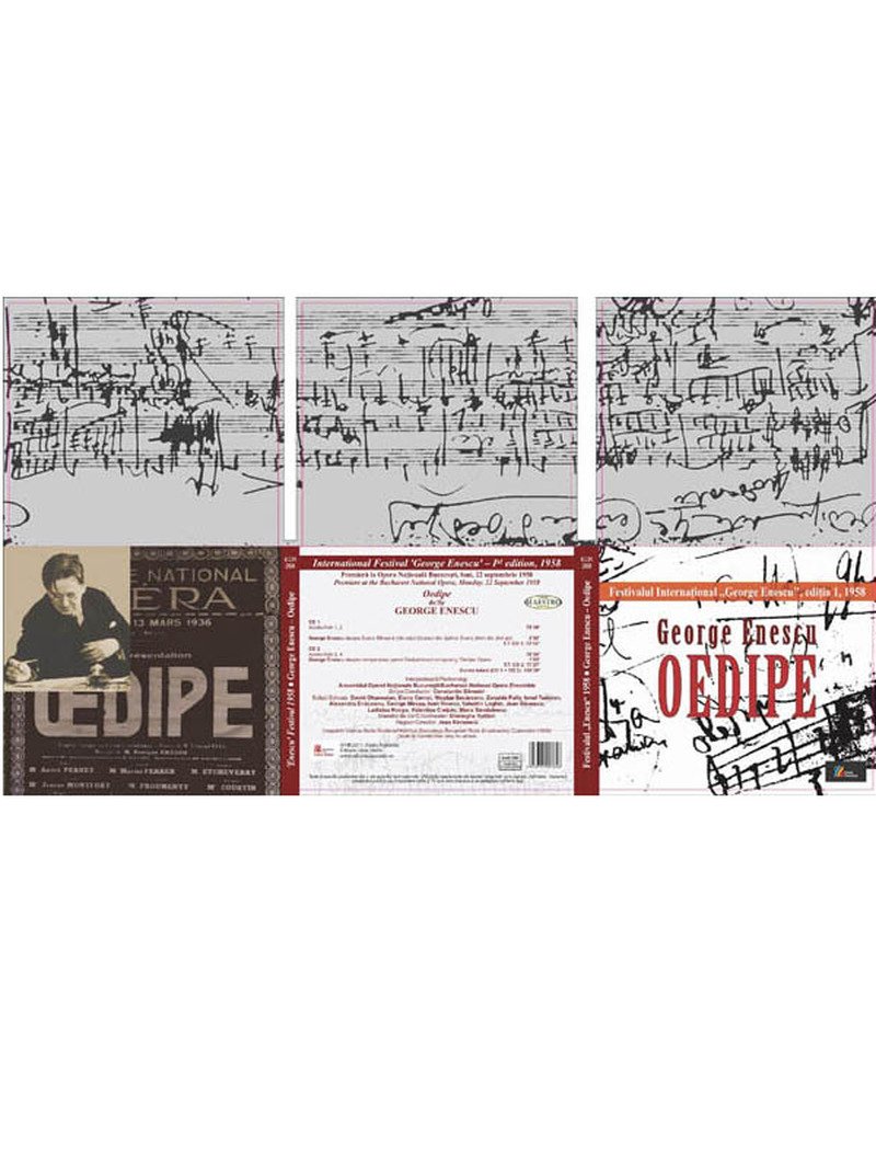 Festivalul Interna&#539;ional &#8221;George Enescu&#8221;, edi&#539;ia I, 1958. Ansamblul Operei Na&#539;ionale Bucure&#537;ti. Dirijor: Constantin Silvestri. George Enescu - Oedipe