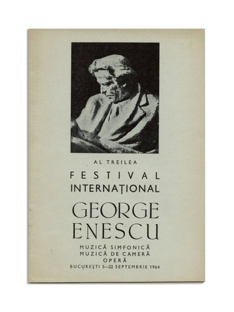 Festivalul Internaional "George Enescu", ediia a III-a, 1964. Recital susinut de pianistul britanic John Ogdon