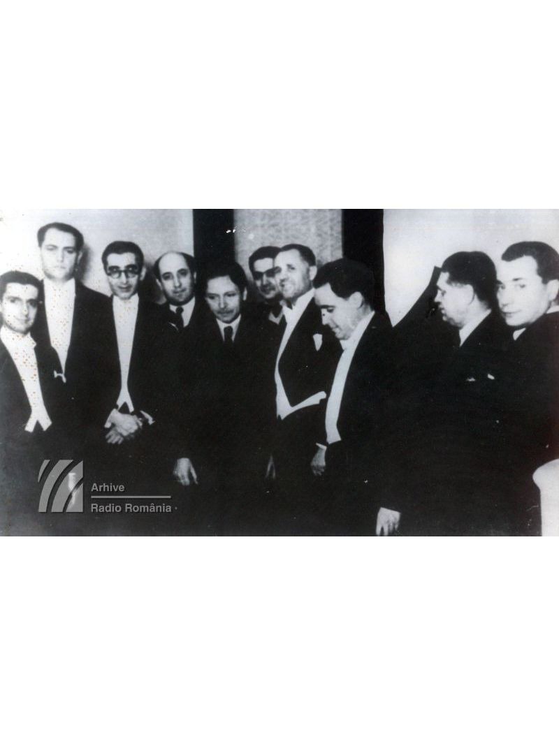  George Enescu alături de Dinu Lipatti, Constantin Silvestri &#537;i Mihail Jora
