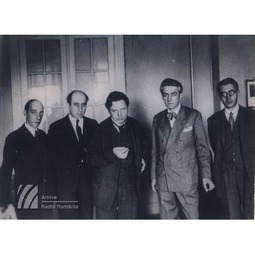 Constantin Brăiloiu, Alfred Alessandrescu, George Enescu, Ion Nonna Otescu, Mihail Jora
