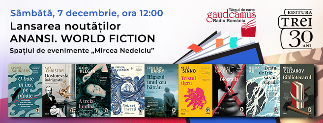 Lansarea noutilor Anansi. World Fiction